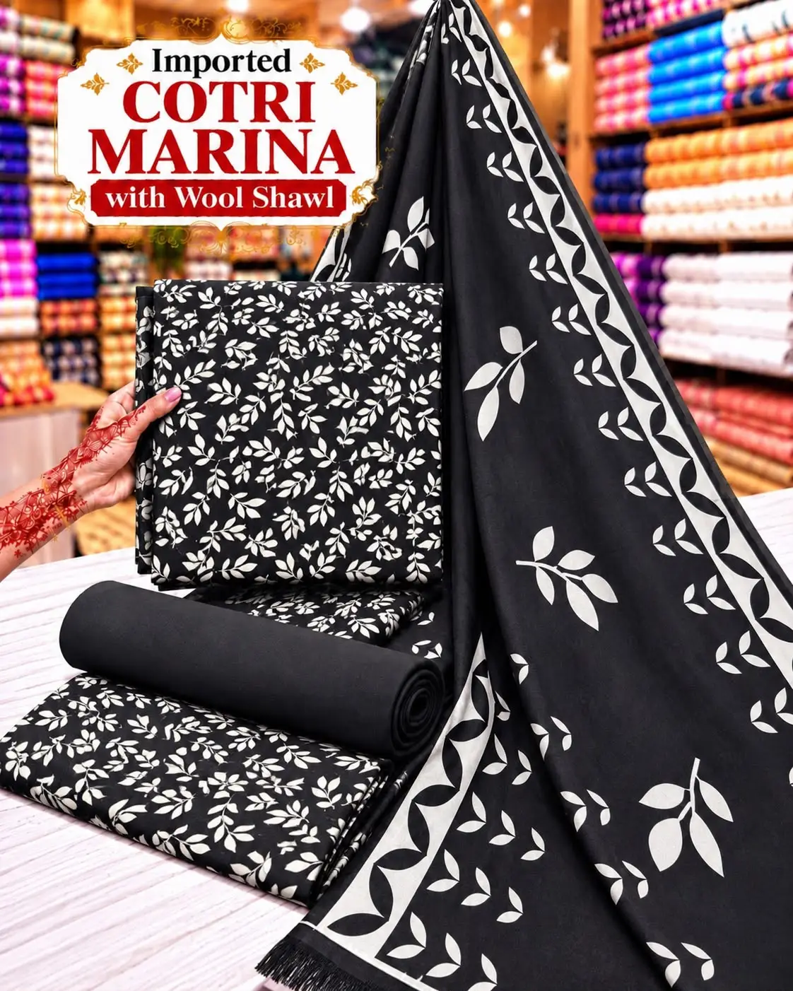 Cotrai Marina Winter Suit 2026 with Pashmina Shawl